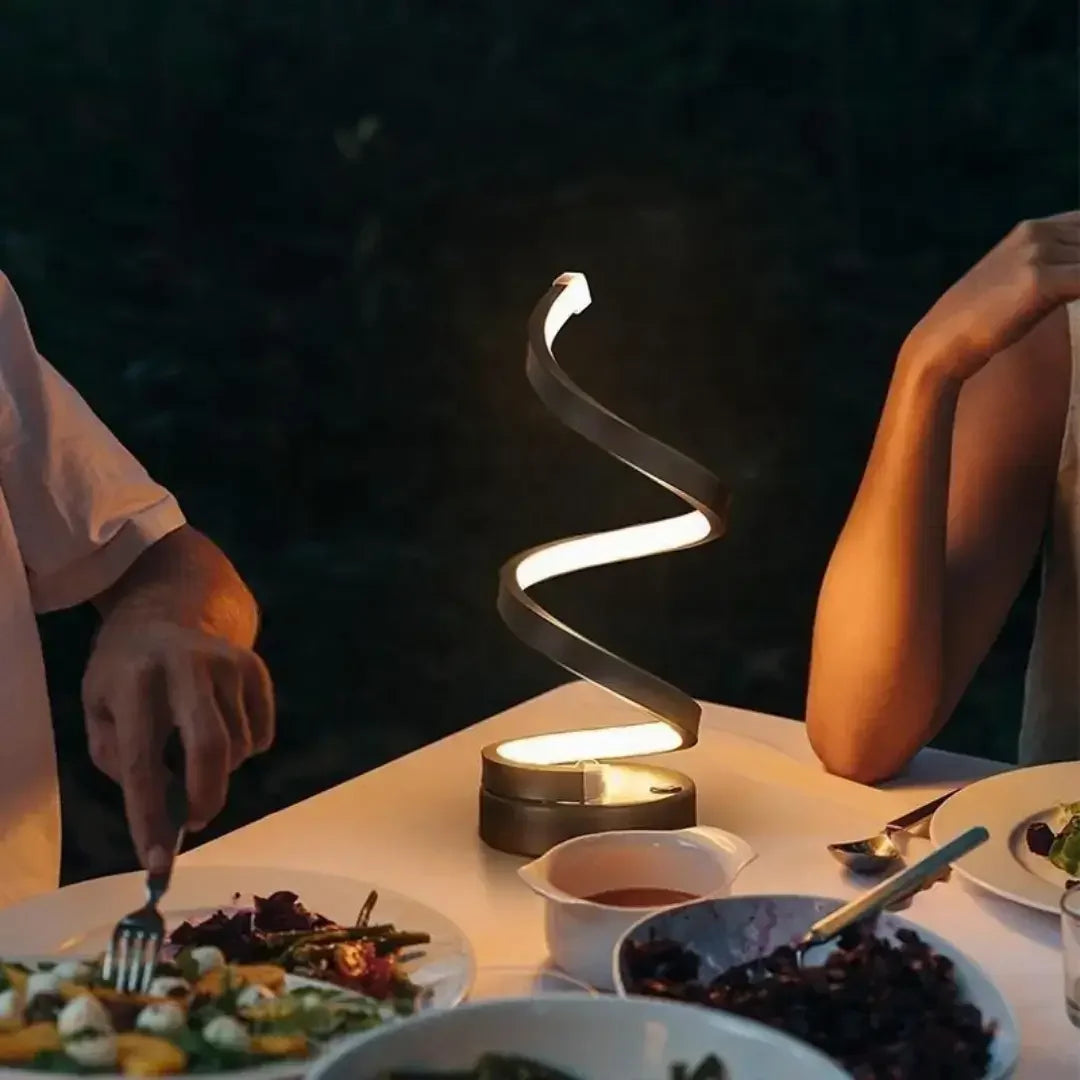 Classic Spiral LED Table Lamp