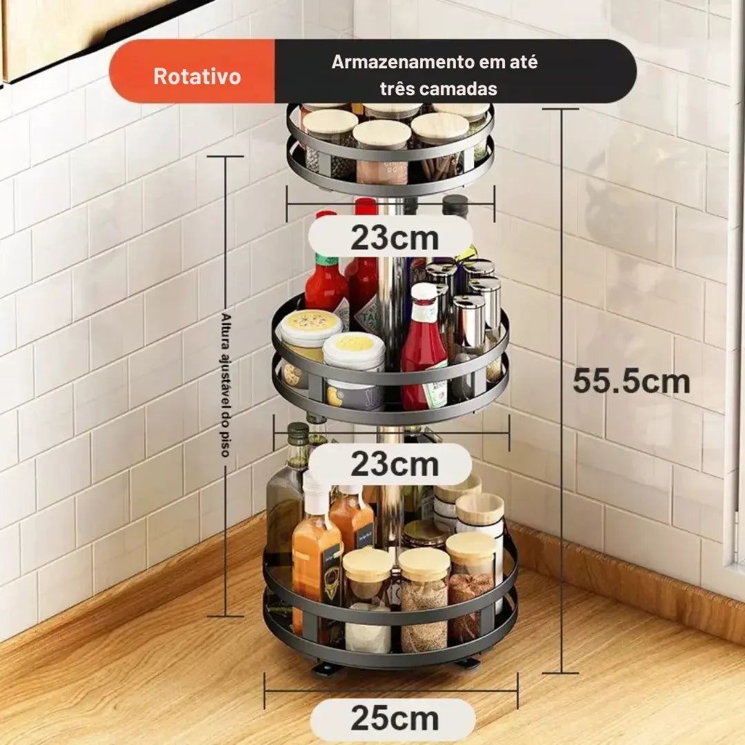 Rotating Spice and Condiment Organiser