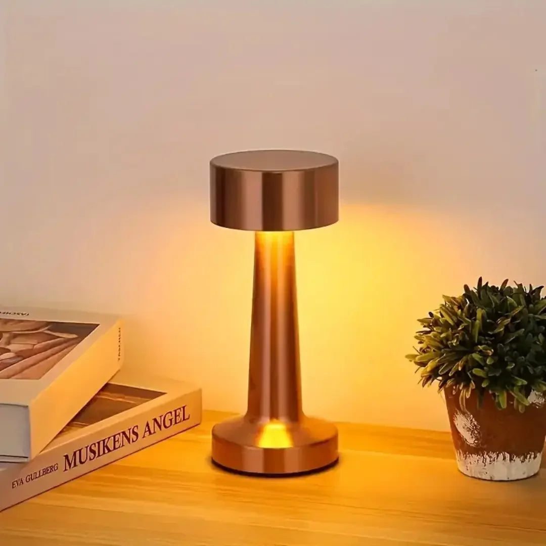 Rechargeable Metal Touch Table Lamp