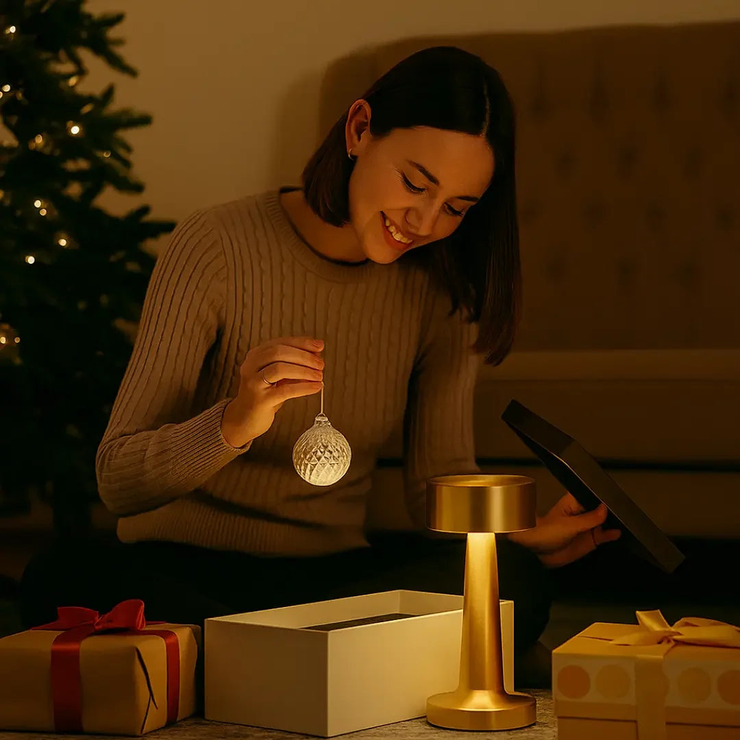 Rechargeable Metal Touch Table Lamp