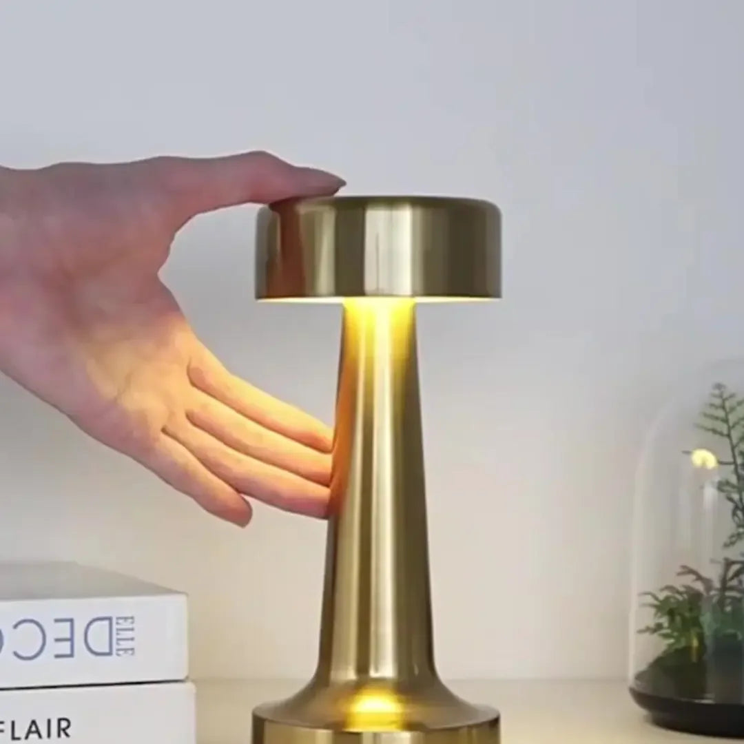 Rechargeable Metal Touch Table Lamp