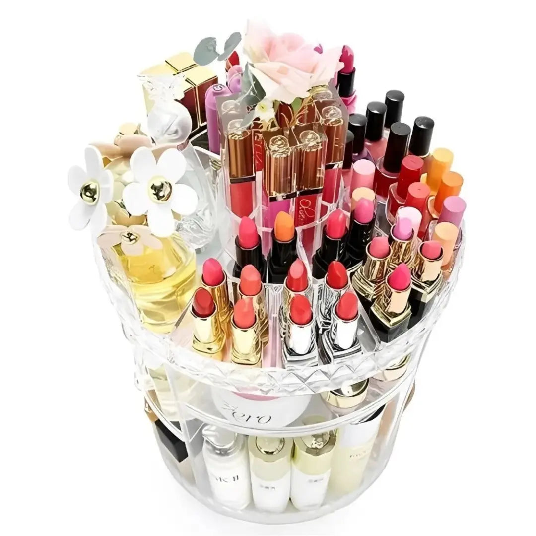 360° Rotating Acrylic Make-up Organiser