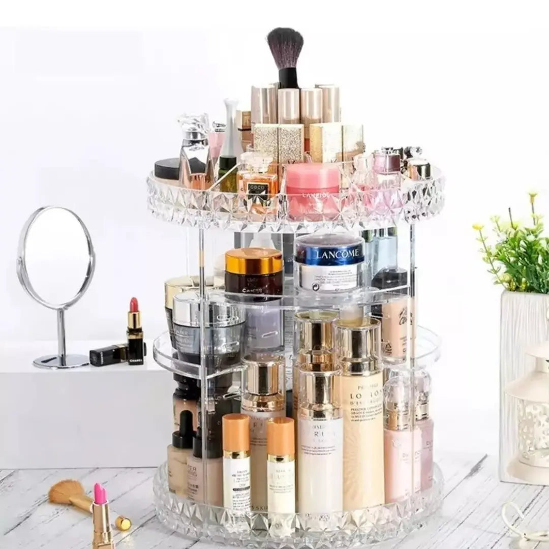 360° Rotating Acrylic Make-up Organiser