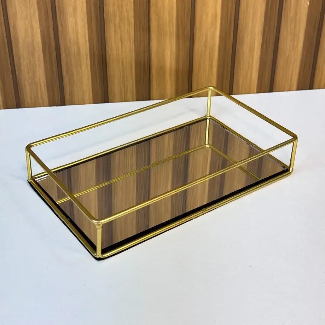 Luxury Decorative Tray with Mirror