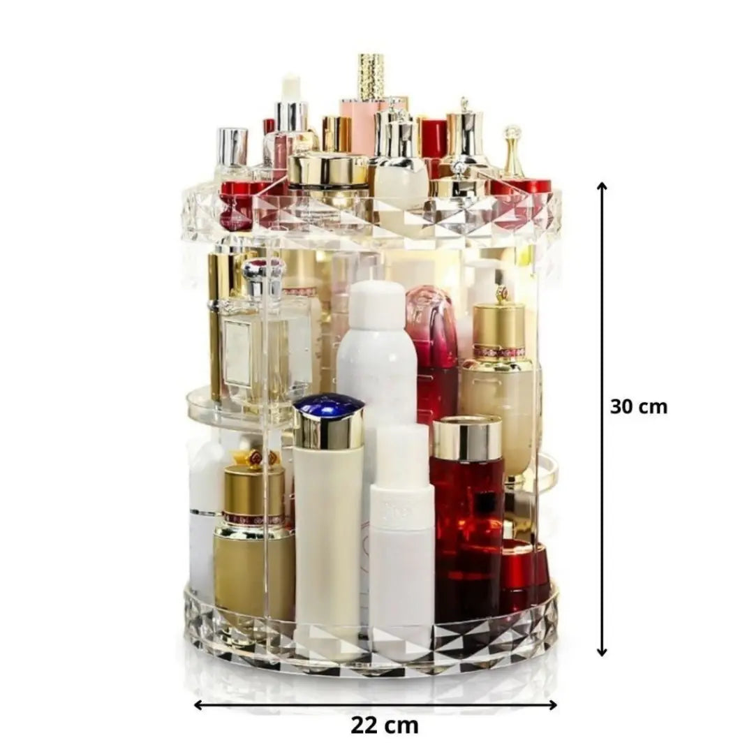 360° Rotating Acrylic Make-up Organiser