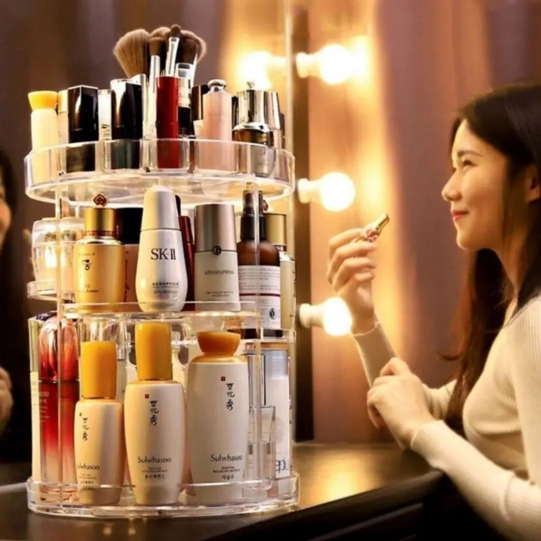 360° Rotating Acrylic Make-up Organiser