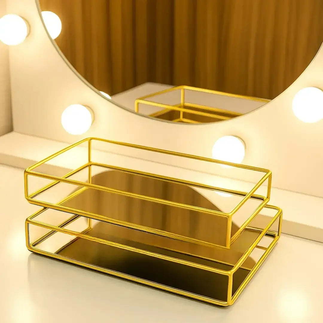 Luxury Decorative Tray with Mirror