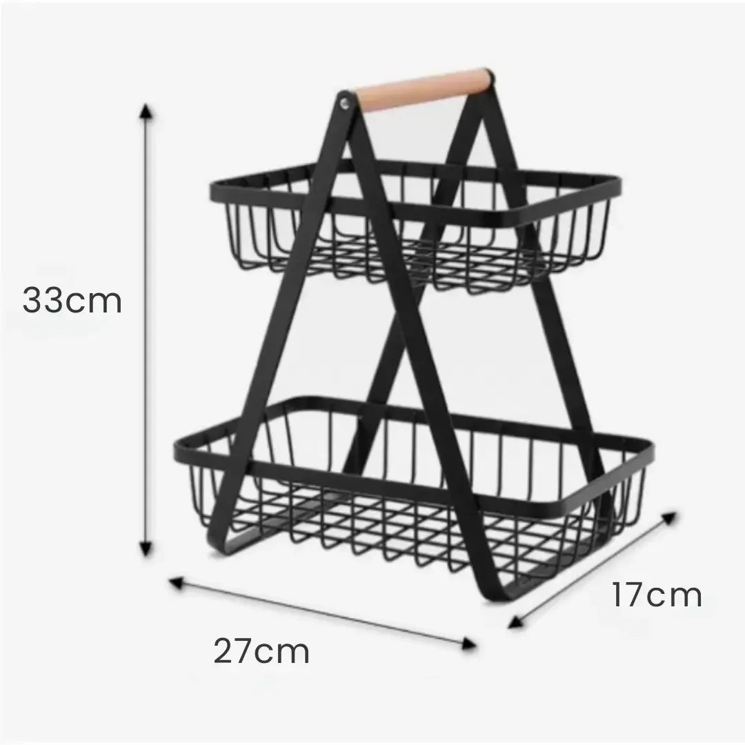 Metal Storage Basket – 2 or 3 tiers
