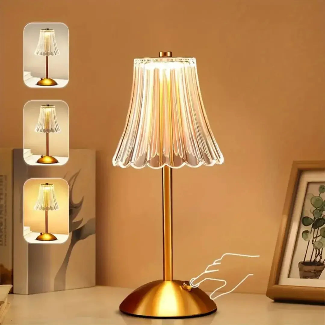 Rechargeable 3-Colour Touch-Control LED Table Lamp