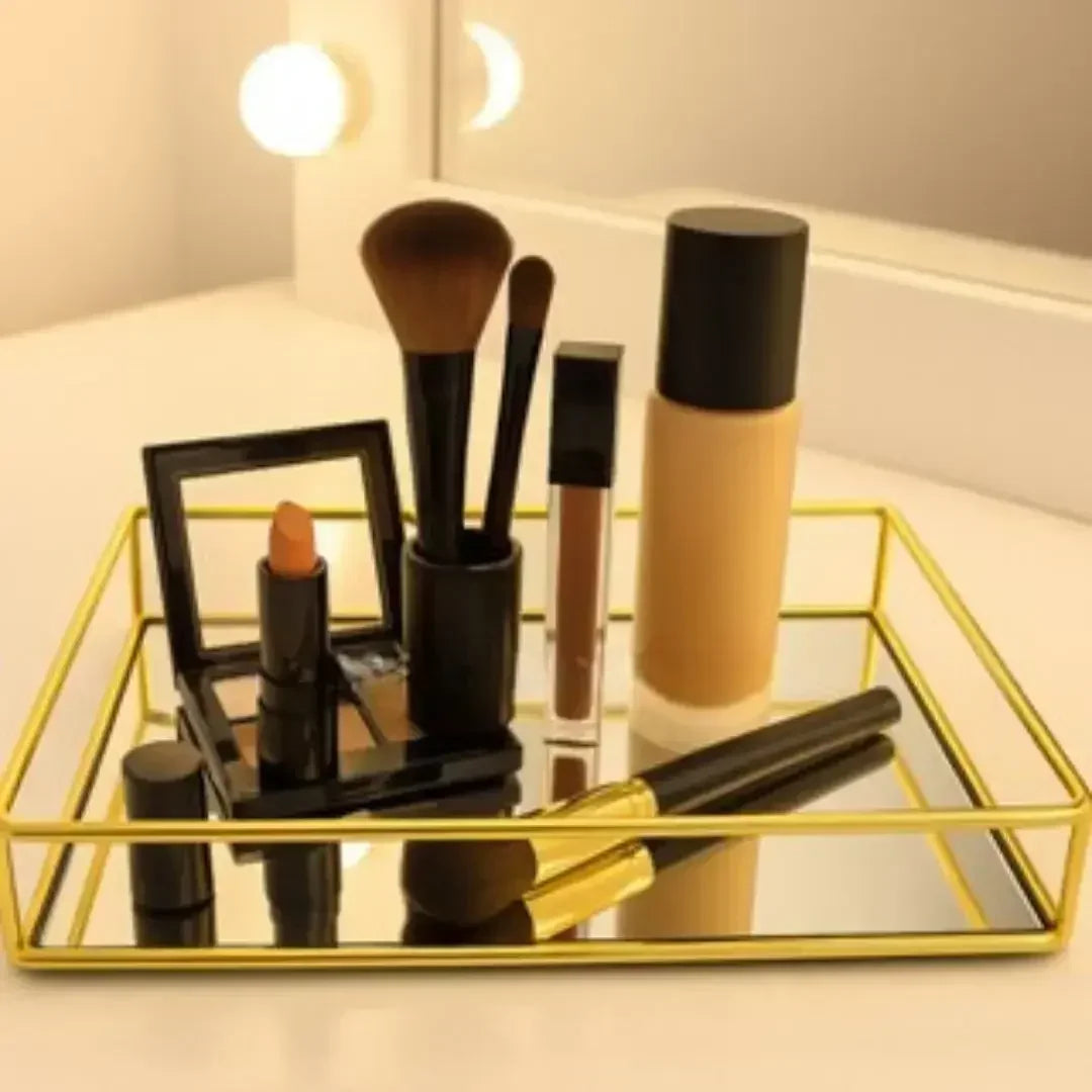 Luxury Decorative Tray with Mirror