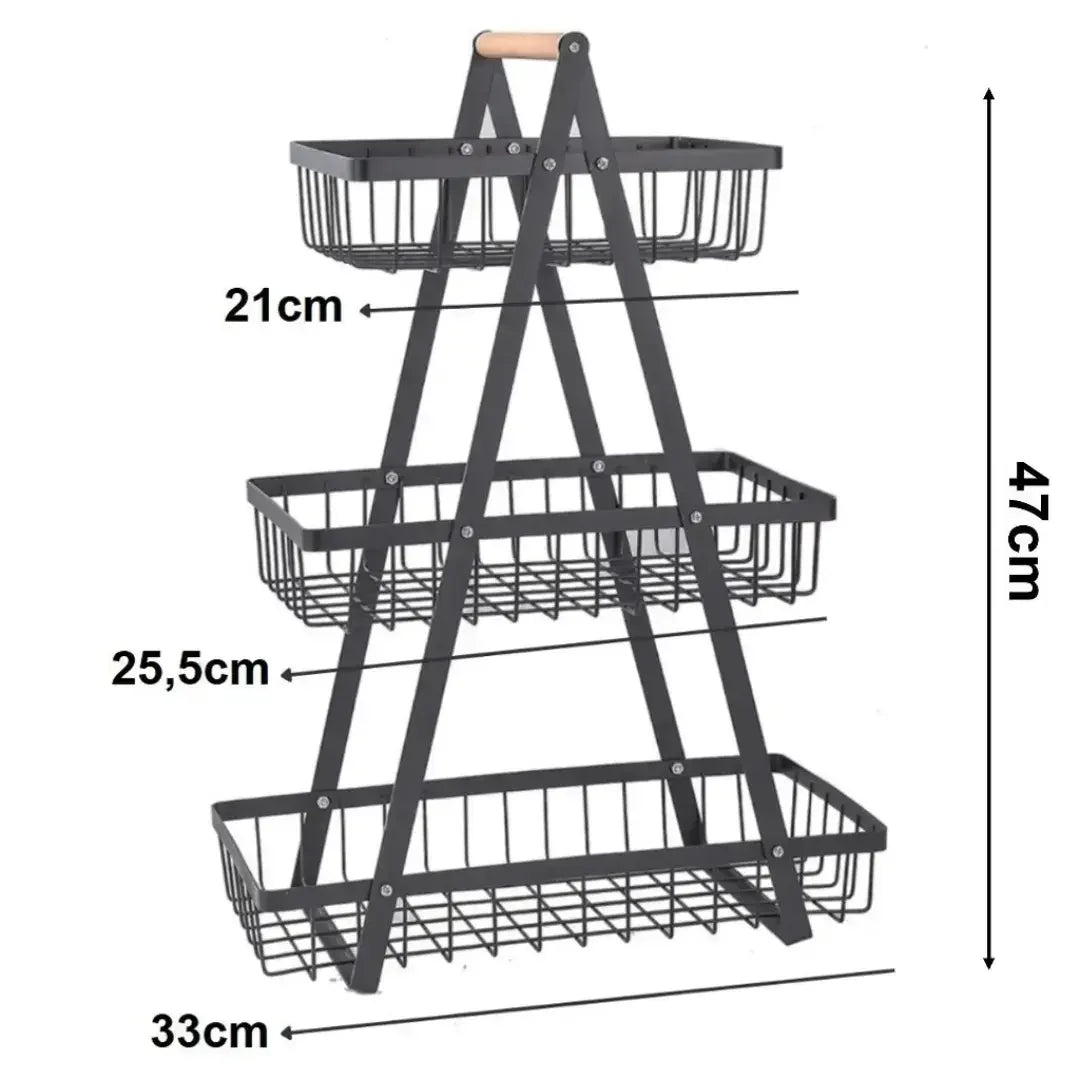 Metal Storage Basket – 2 or 3 tiers