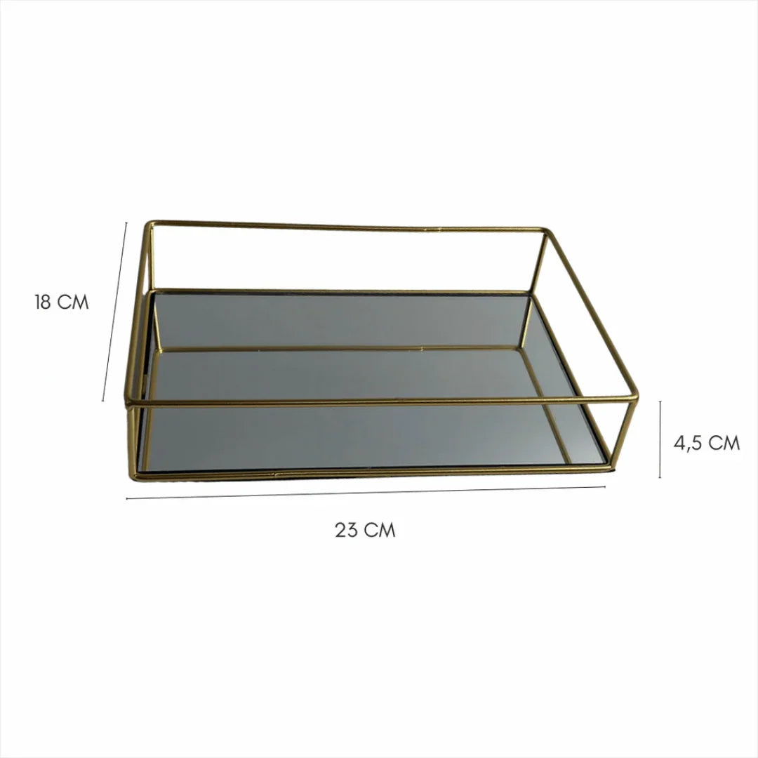 Luxury Decorative Tray with Mirror