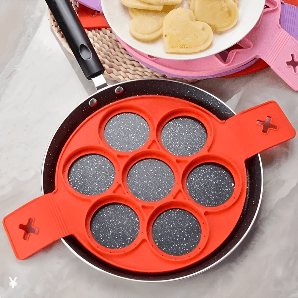 Non-stick Silicone Pancake Mould – Buy 2, Get 3