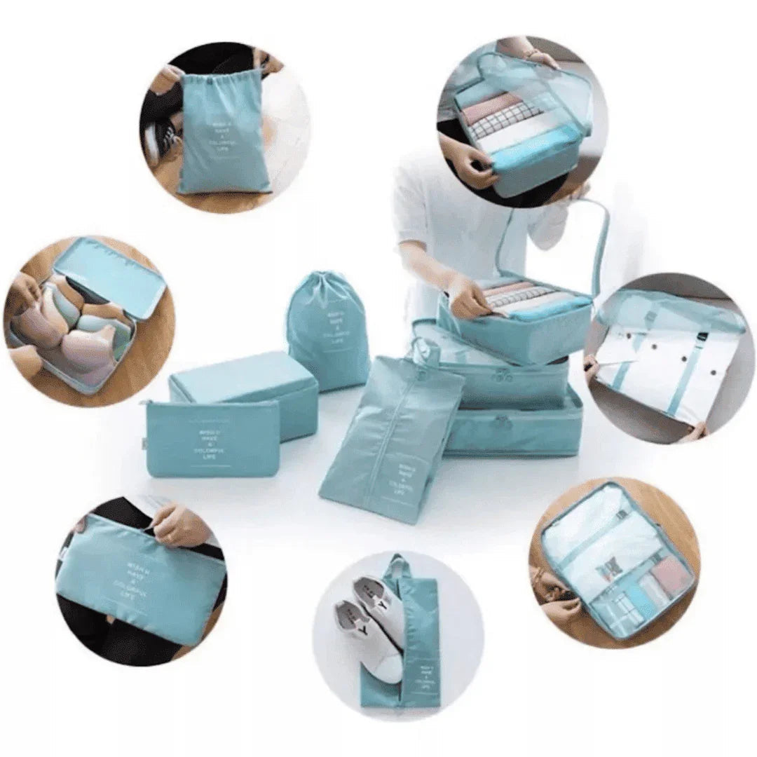 Organiser Pouch Set for Suitcases – Buy 5, Get 7