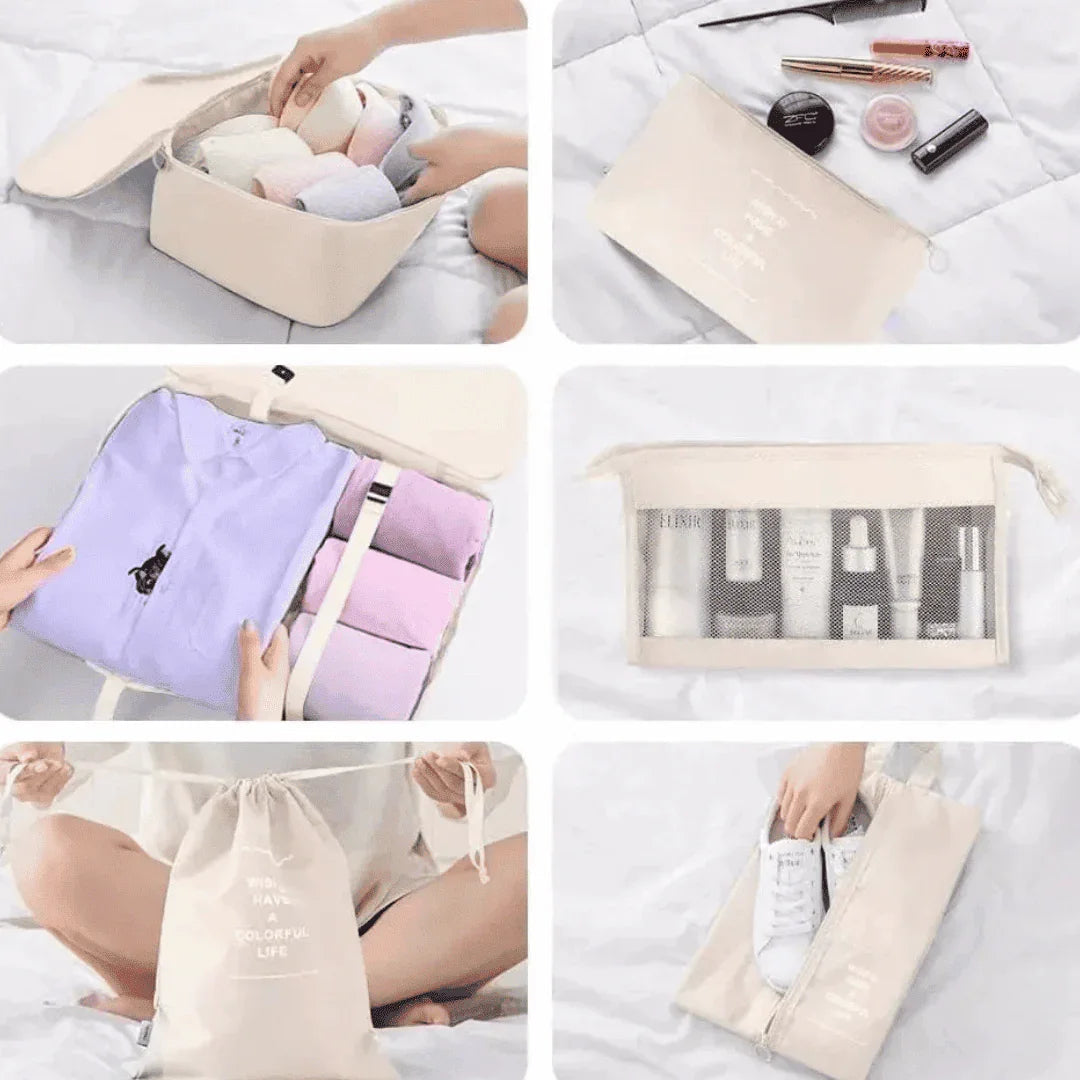 Organiser Pouch Set for Suitcases – Buy 5, Get 7