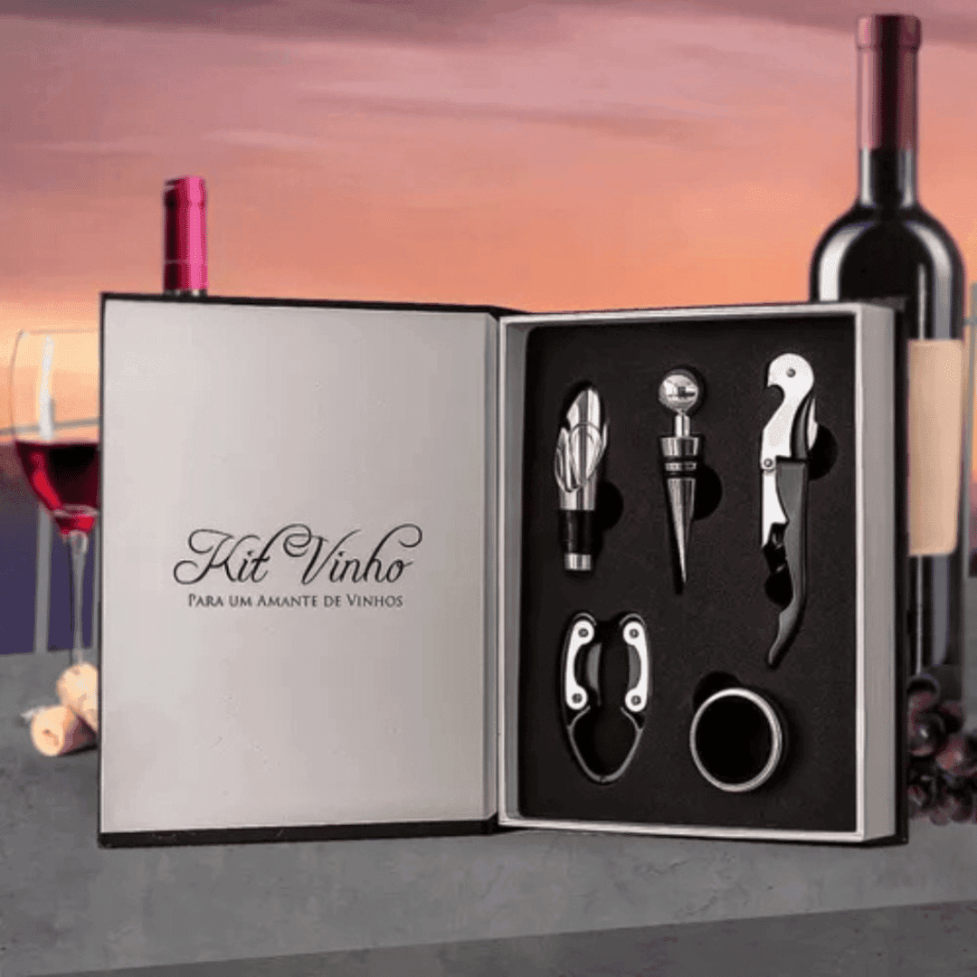 Book-Shaped Wine Opener Set