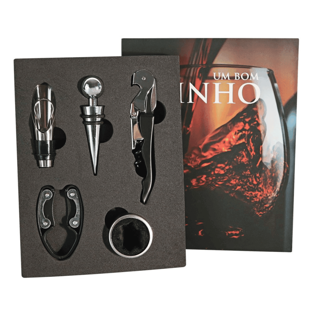 Book-Shaped Wine Opener Set