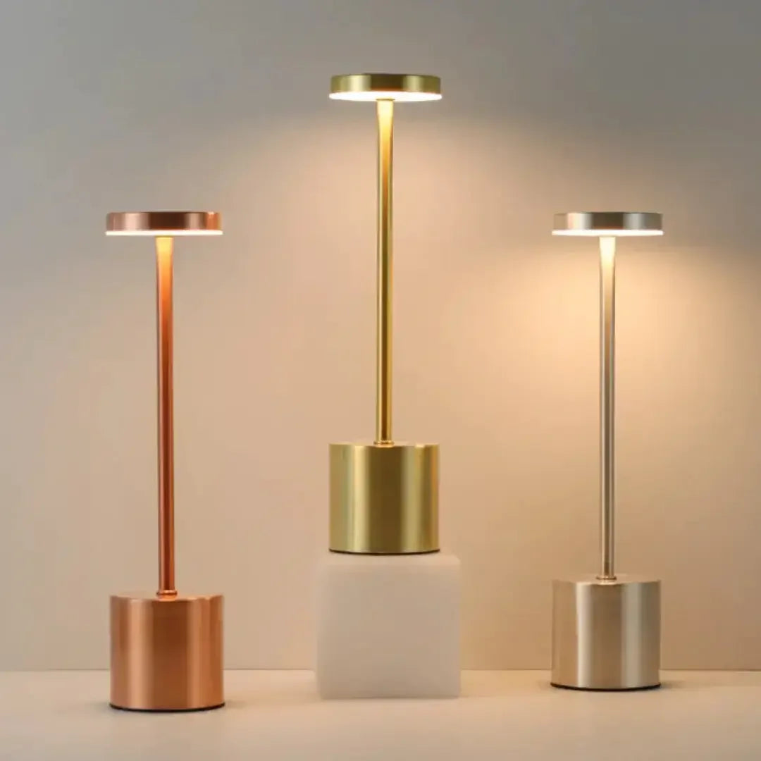 USB-Rechargeable Touch-Controlled LED Table Lamp with 3 Light Settings