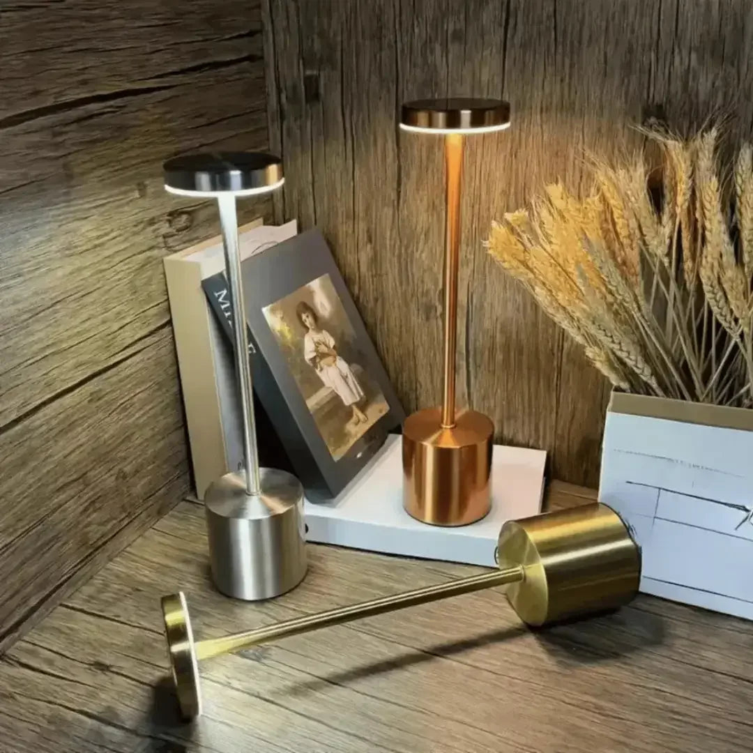 USB-Rechargeable Touch-Controlled LED Table Lamp with 3 Light Settings