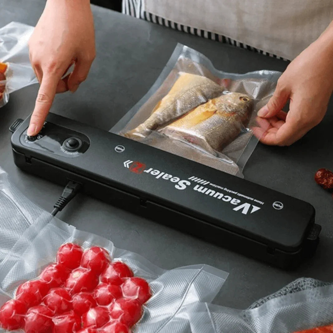 Portable Automatic Vacuum Sealer – Keeps Food Fresh for Up to 10 Times Longer