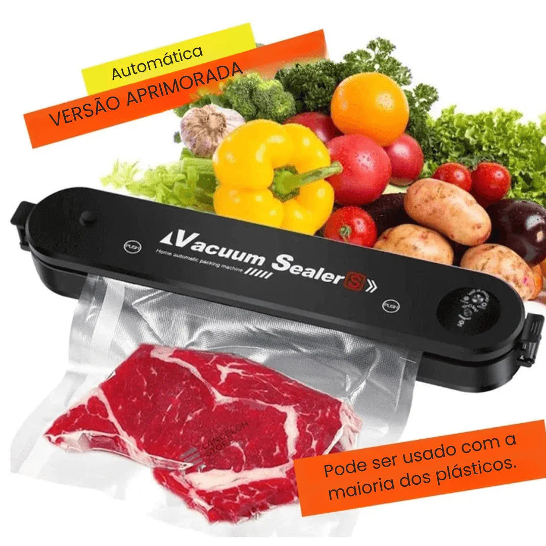 Portable Automatic Vacuum Sealer – Keeps Food Fresh for Up to 10 Times Longer