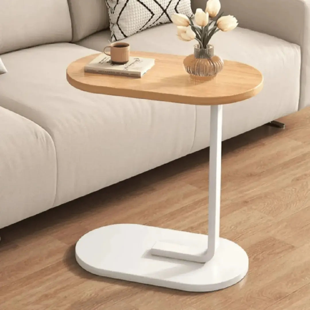 Portable Side Table in Iron and MDF