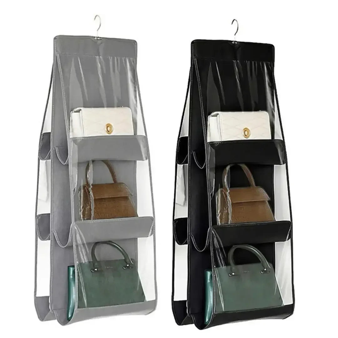 Multipurpose Bag Organiser with Hanger for Wardrobes
