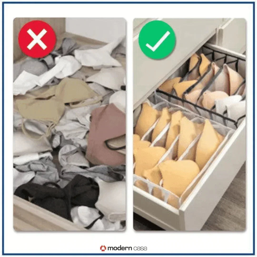 Honeycomb-Style Underwear Organiser – 3-Piece Set