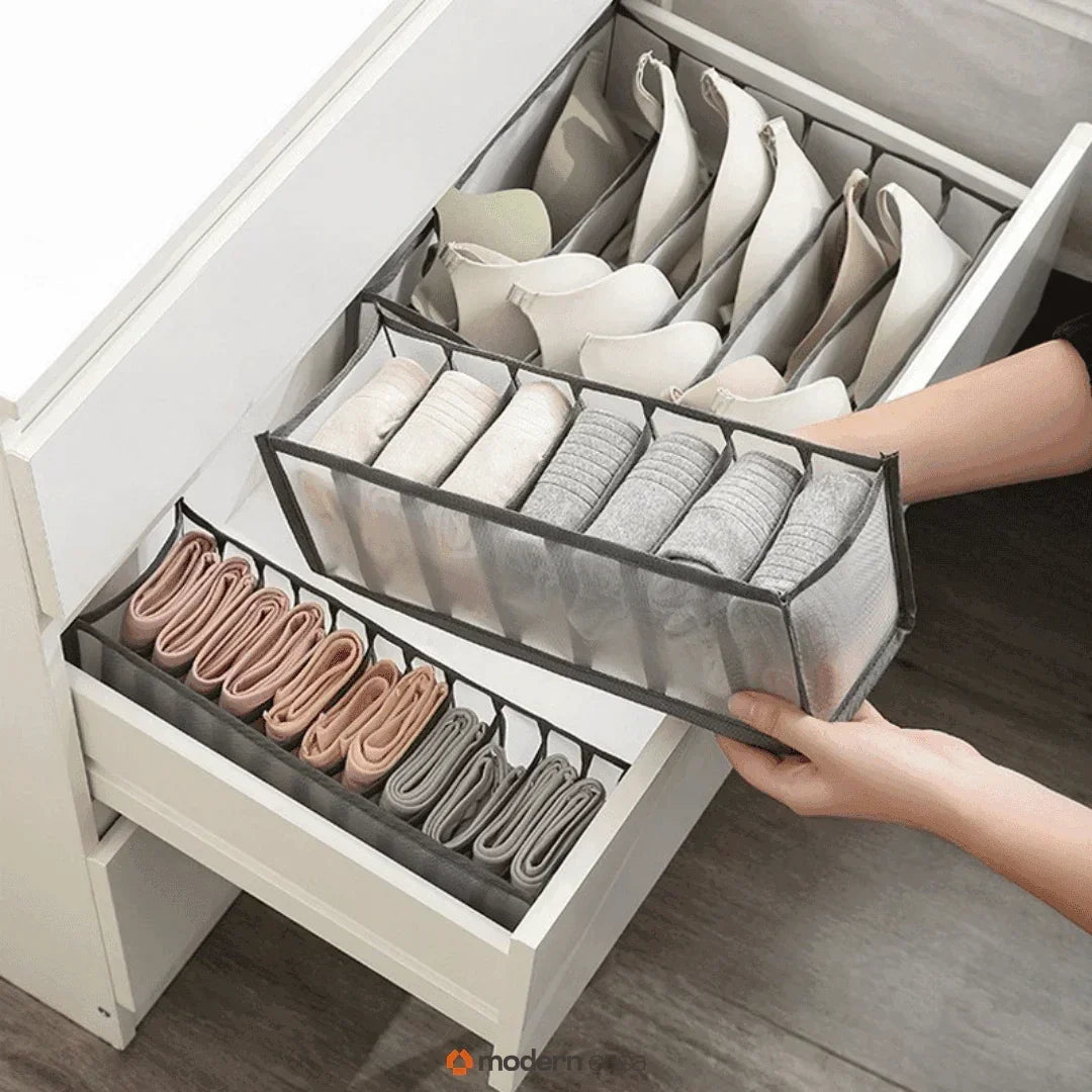 Honeycomb-Style Underwear Organiser – 3-Piece Set