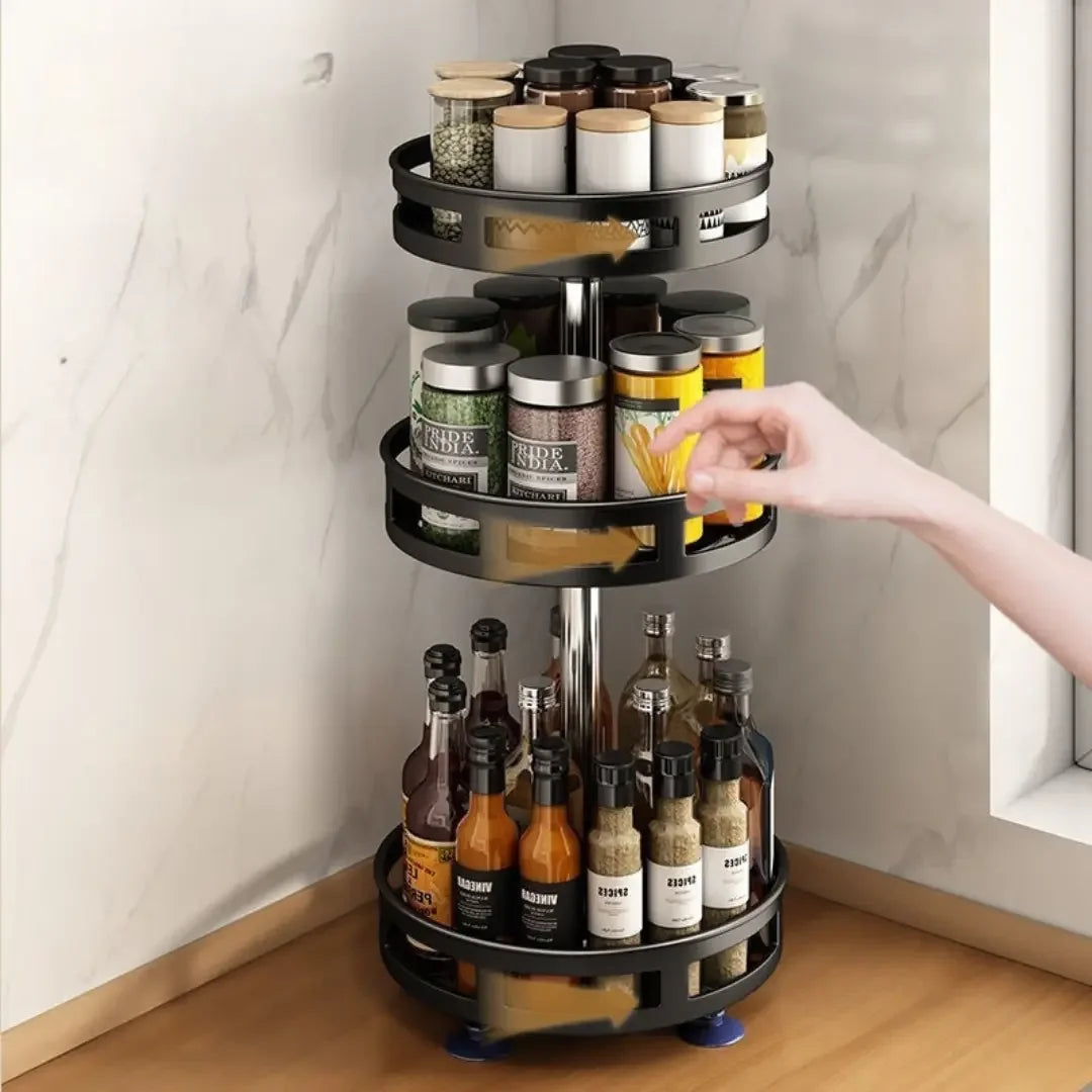 Rotating Spice and Condiment Organiser