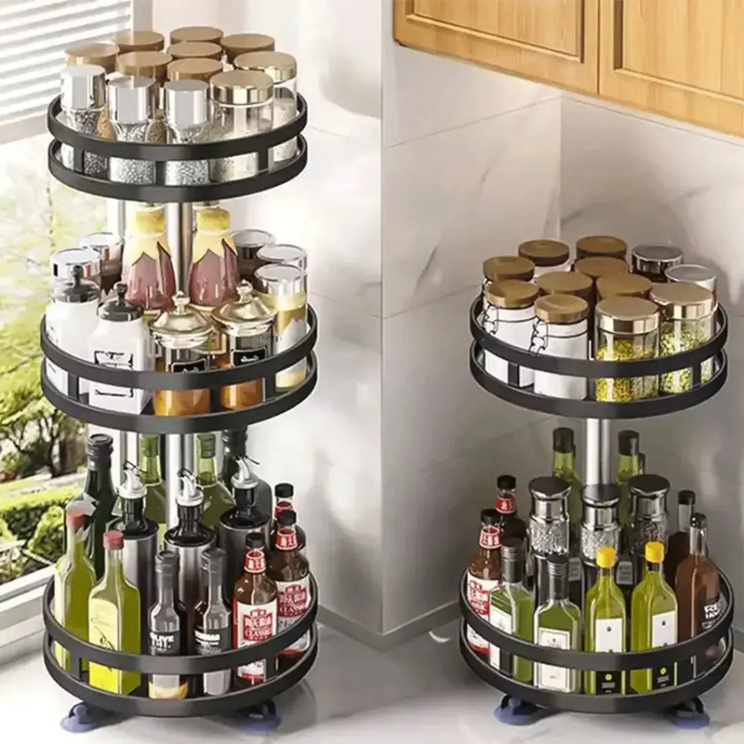 Rotating Spice and Condiment Organiser