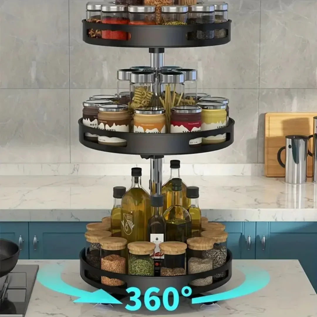 Rotating Spice and Condiment Organiser