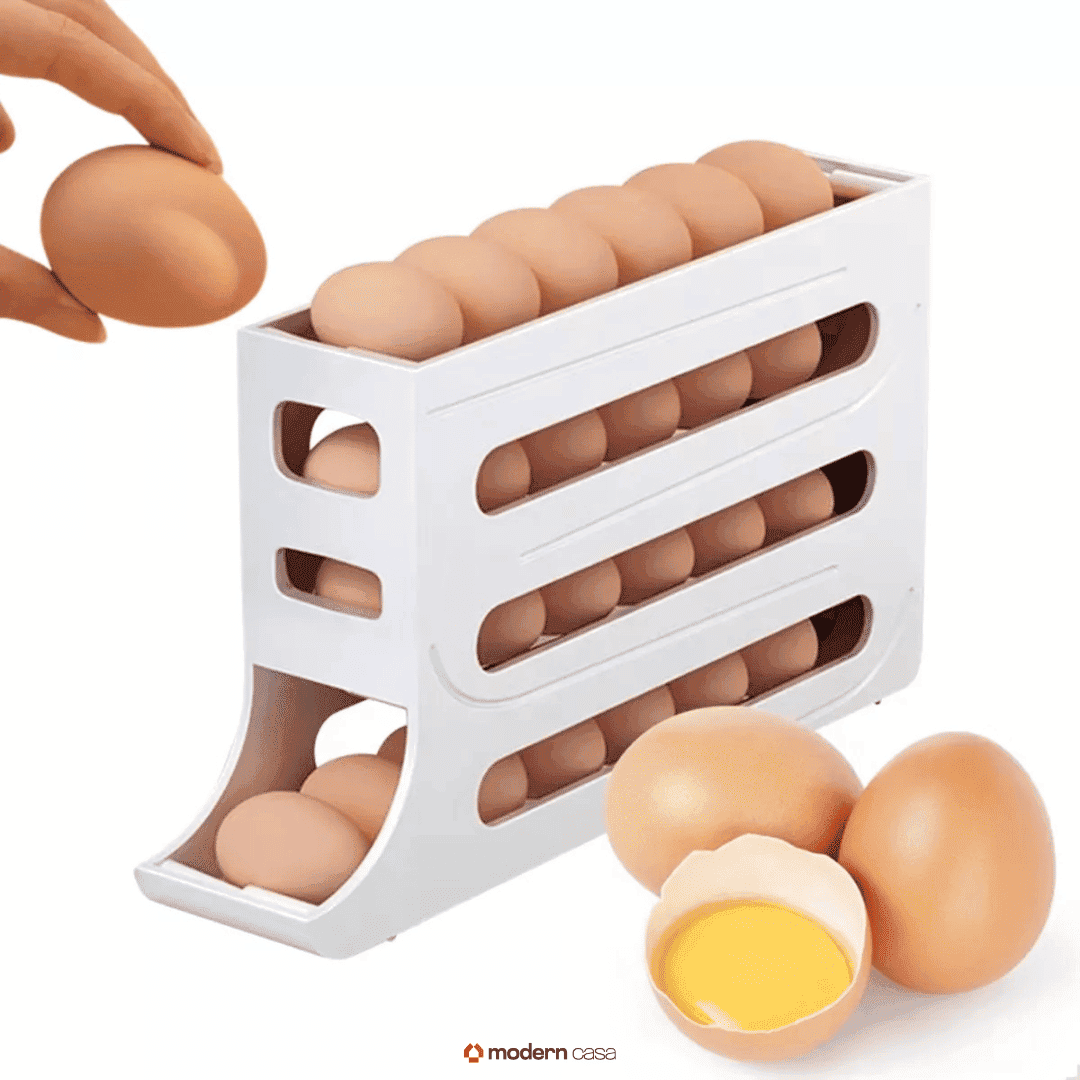 4-tier Automatic Rotating Egg Holder
