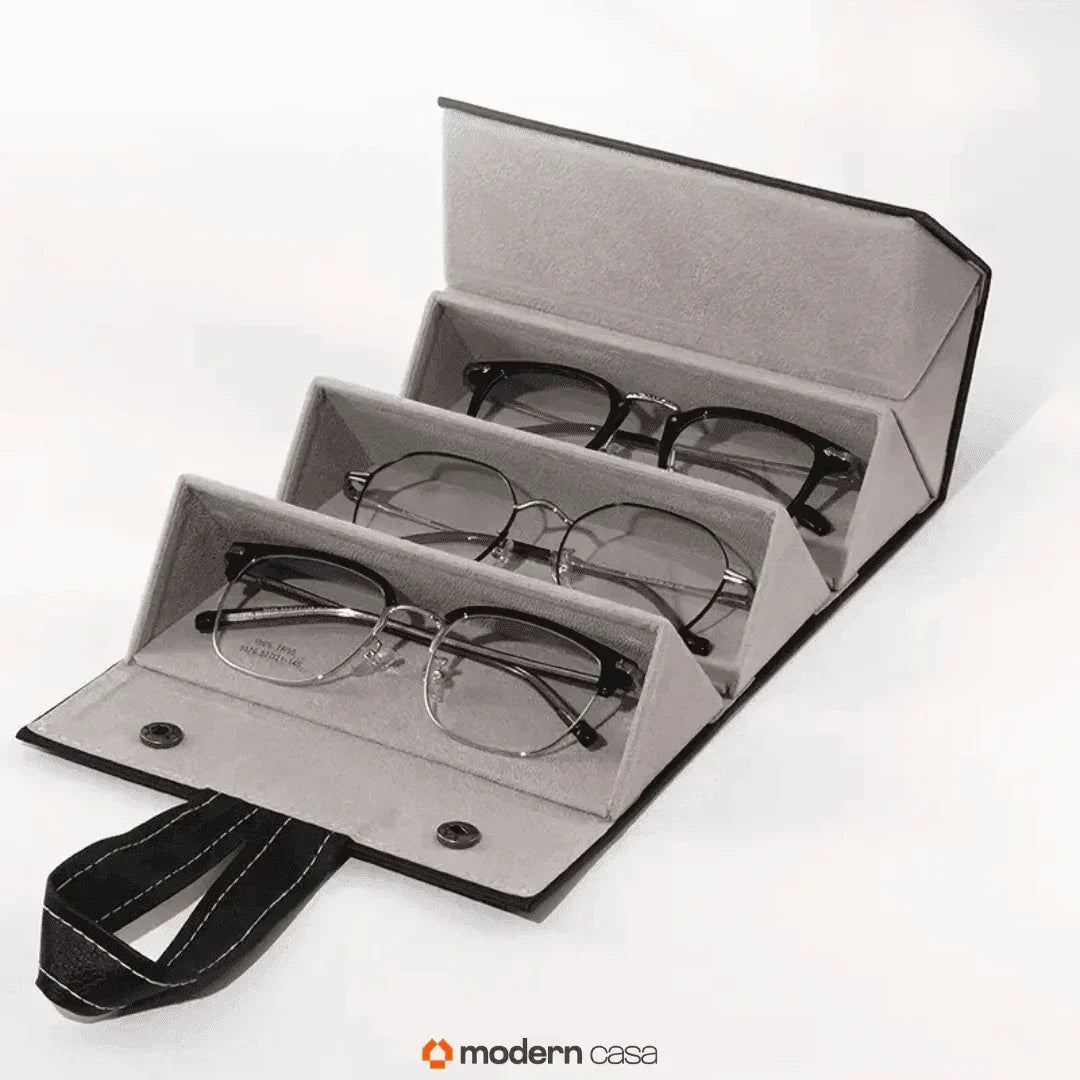 Foldable Glasses Organiser with Compartments