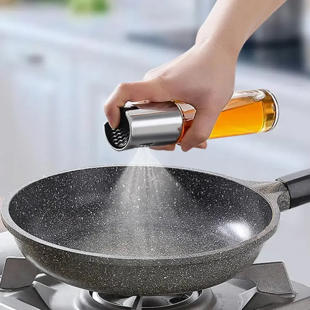 Spray Bottle for Oil, Olive Oil and Seasonings