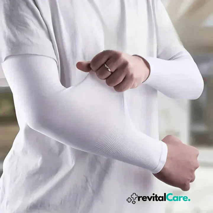 Compression Arm Sleeve for Pain Relief – Supportive and Breathable Arm Compression